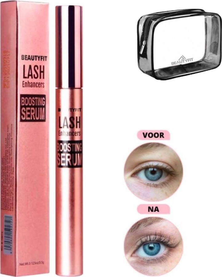BeautyFit 2 in 1 Wimperserum en Wenkbrauw serum BEST WERKEND Eye Lash Serum Wimper Serum Wenkbrauw groei serum Lash Lift Kit Wimper Lift snel resultaat Wimpergroei