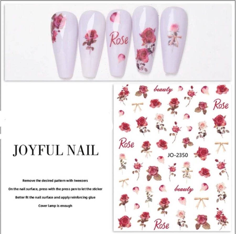 Beautyforall Nail art tooNagelstickers Nageldecoratie 3D – Nageltattoo – stickers – eenvoudig te gebruiken – snel en nieuwe look – modieus – voor kinderen en volwassenen 3 stuks R 119