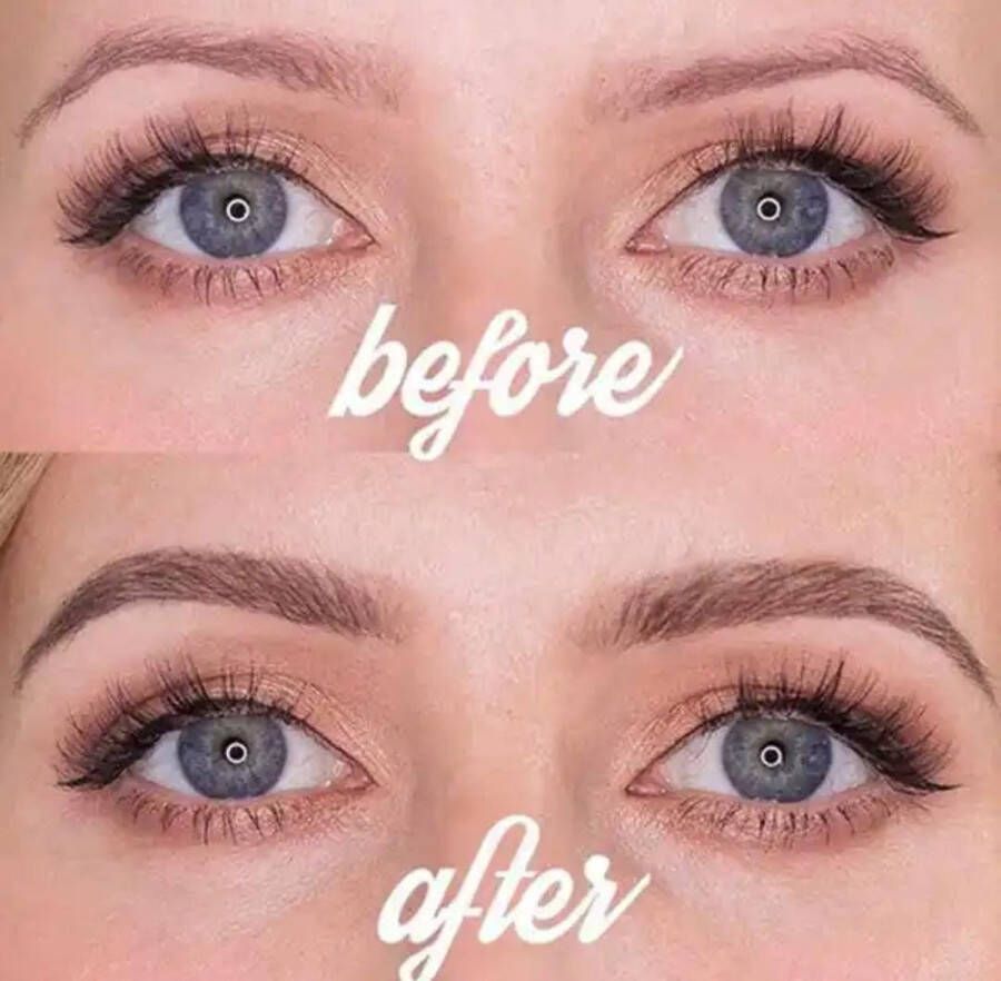 Beautyforall Wenkbrauwpotlood Professionele Vloeibare Wenkbrauwpotlood Modern Waterbestendig en Gemakkelijk te Gebruiken 5 Zwart R 98