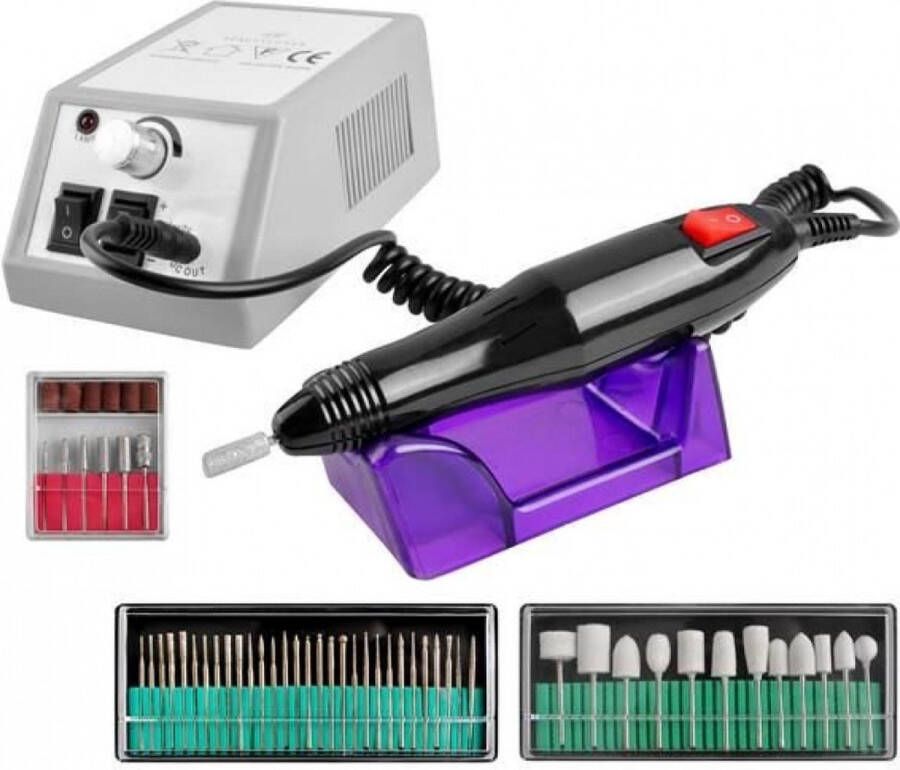 Beautylushh Nagelfreesmachine Inclusief 54 Bitjes Manicure Pedicure Elektrische Nagelvijl Professionele Nagelfrees