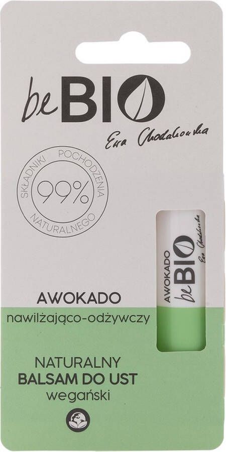 BeBio Ewa Chodakowska Natuurlijke hydraterende en revitaliserende lippenbalsem met avocado 5g