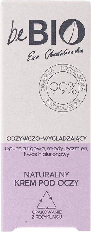 BeBio Ewa Chodakowska Natuurlijke voedende en verzachtende oogcrème 15ml