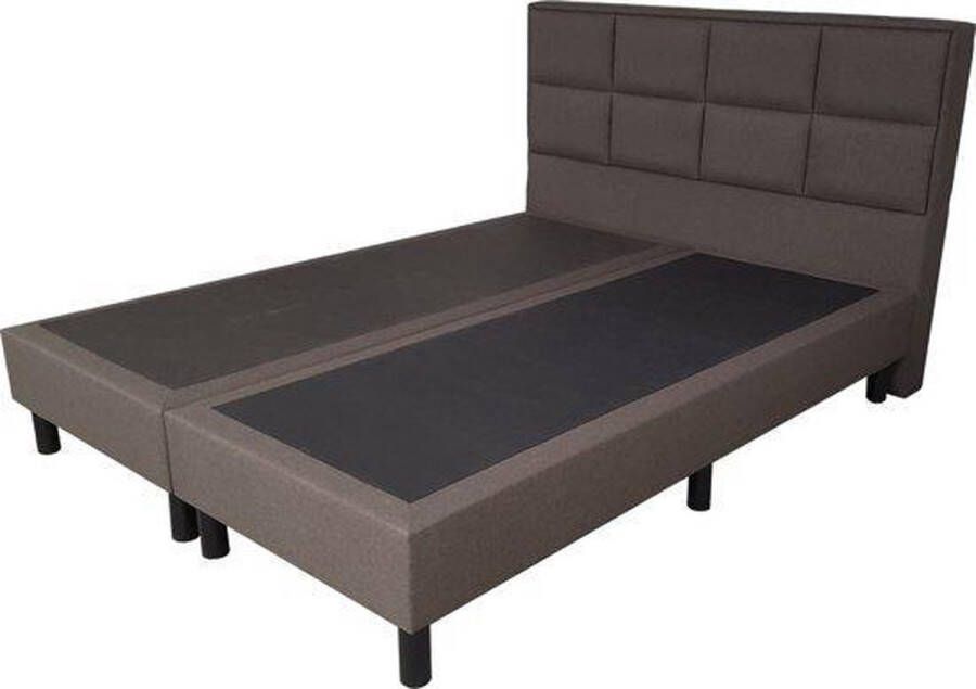 Bed4less Boxspring 140 x 200 cm Losse Boxspring Tweepersoons bruin