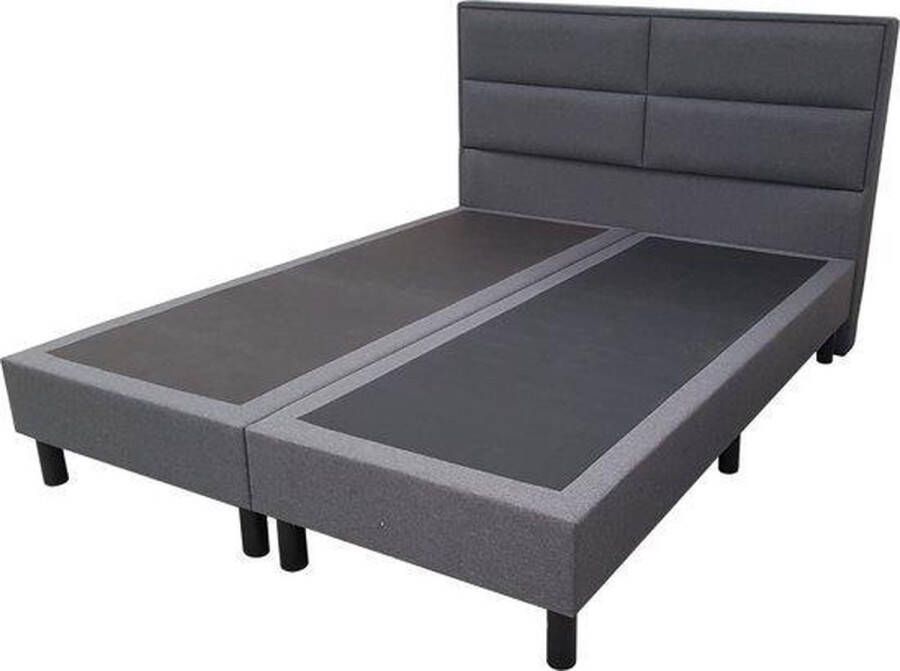 Bed4less Boxspring 180 x 200 cm Losse Boxspring Tweepersoons Antraciet