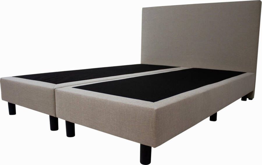 Bed4less Boxspring Basic 2-persoons 160x200 cm Beige stof