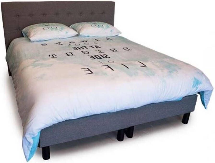 Bed4less Boxspring Continental 180x200 + Gratis Pocketvering Matras 7 zones