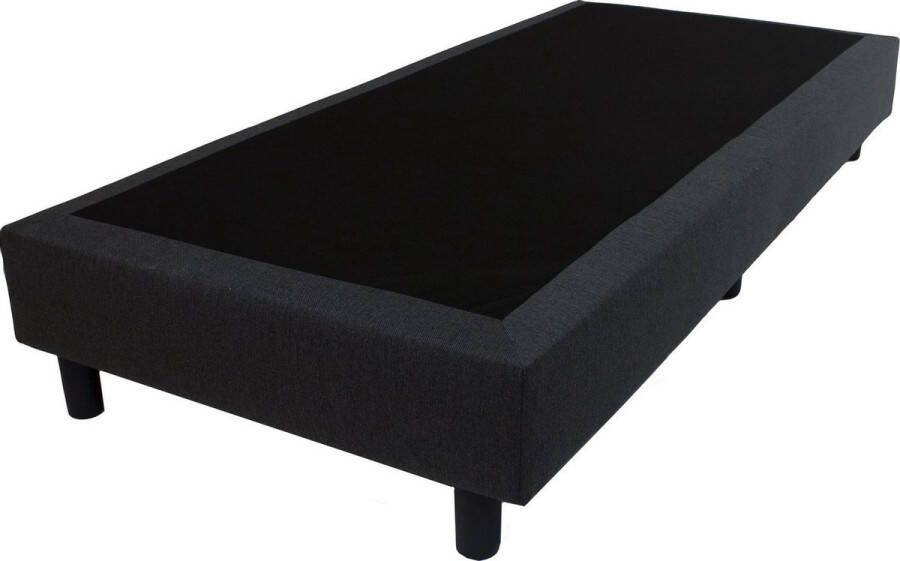 Bed4less Boxspring Deluxe Antraciet Bonell geveerd 90x200cm