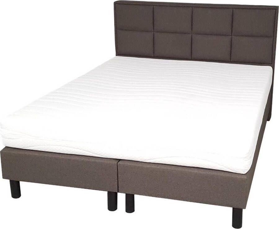 Bed4less Boxspring Krista deluxe 140x200 incl pocketvering matras