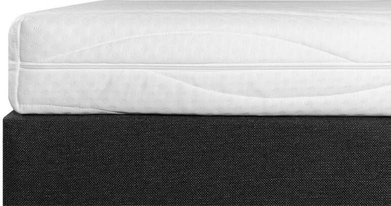 Bed4less Boxspring Student Basic Zwart 120x200 cm Comfort Foam Matras
