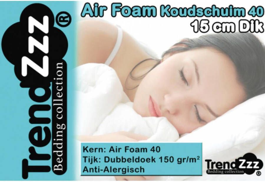 Bed4less Trendzzz Matras 70x190 cm Koudschuim Air 40