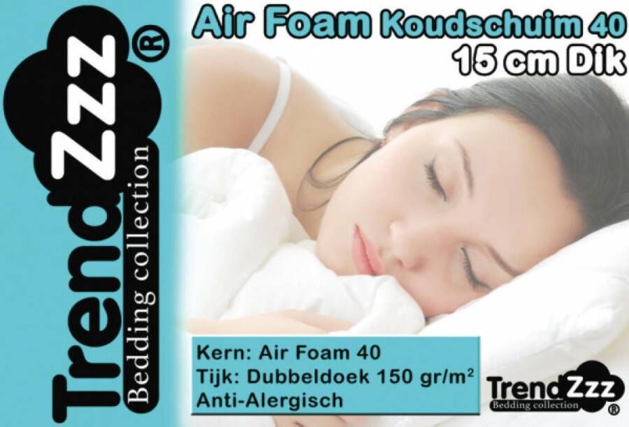 Bed4less Trendzzz Matras 70x200 cm Koudschuim Air 40
