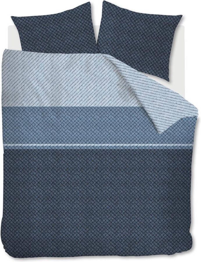 Beddinghouse Alois dekbedovertrek Lits-Jumeaux XL 260x200 220 Blauw