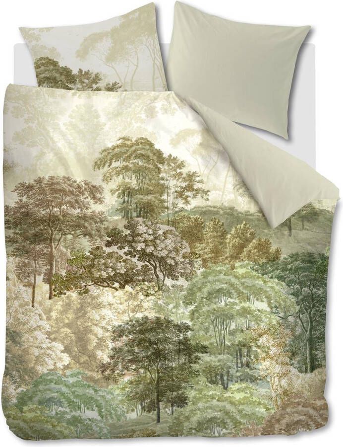 Beddinghouse Arcadia Dekbedovertrek Tweepersoons 200 x 200 220 cm Groen