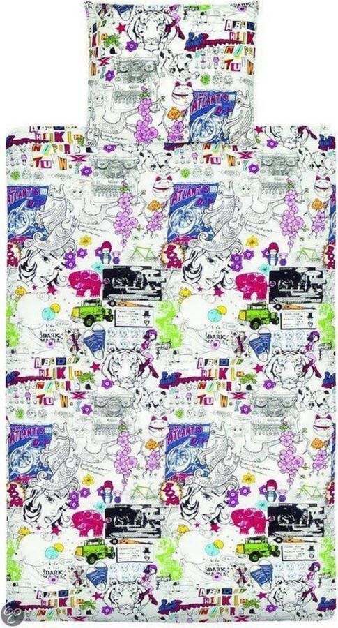 Beddinghouse Atlantis Dekbedovertrek Litsjumeaux 240x200 220 cm Multi