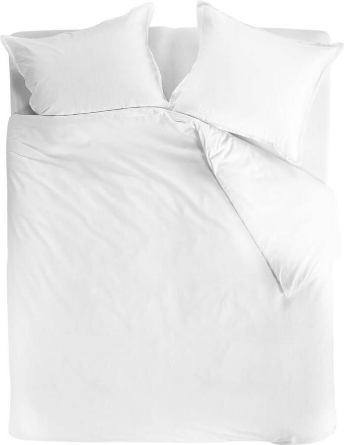Beddinghouse dekbedovertrek Blanca white lits jumeaux (240x200|220