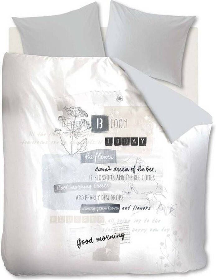 Beddinghouse Blooming Day Dekbedovertrek Eenpersoons 140x200 220 cm Grey