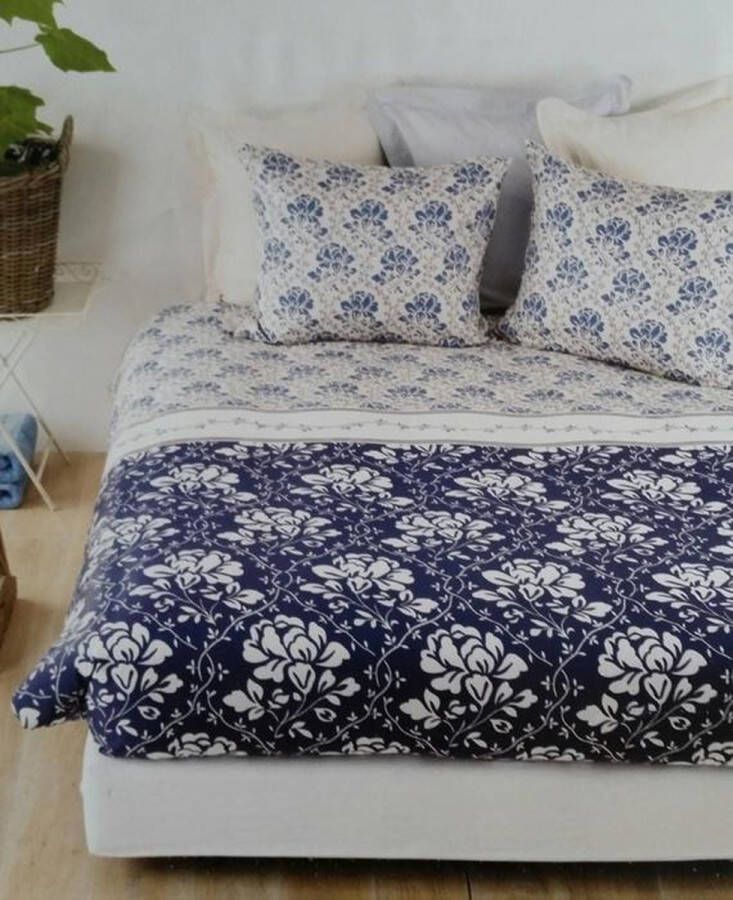 Beddinghouse Bolsano Dekbedovertrek Litsjumeaux 240x200 220 cm Blue