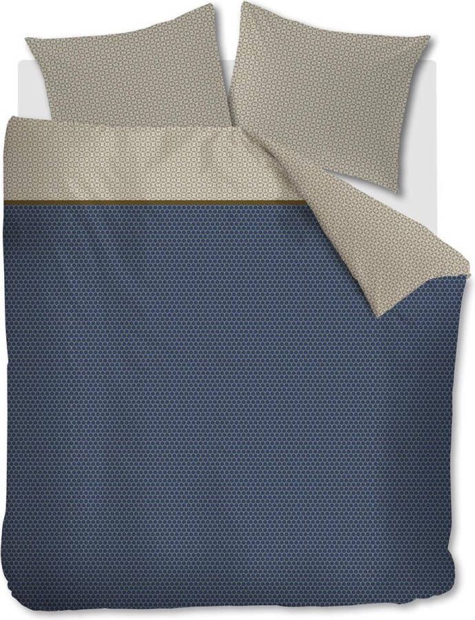 Beddinghouse DDesign Tokyo dekbedovertrek Lits-Jumeaux 240x200 220 Blauw