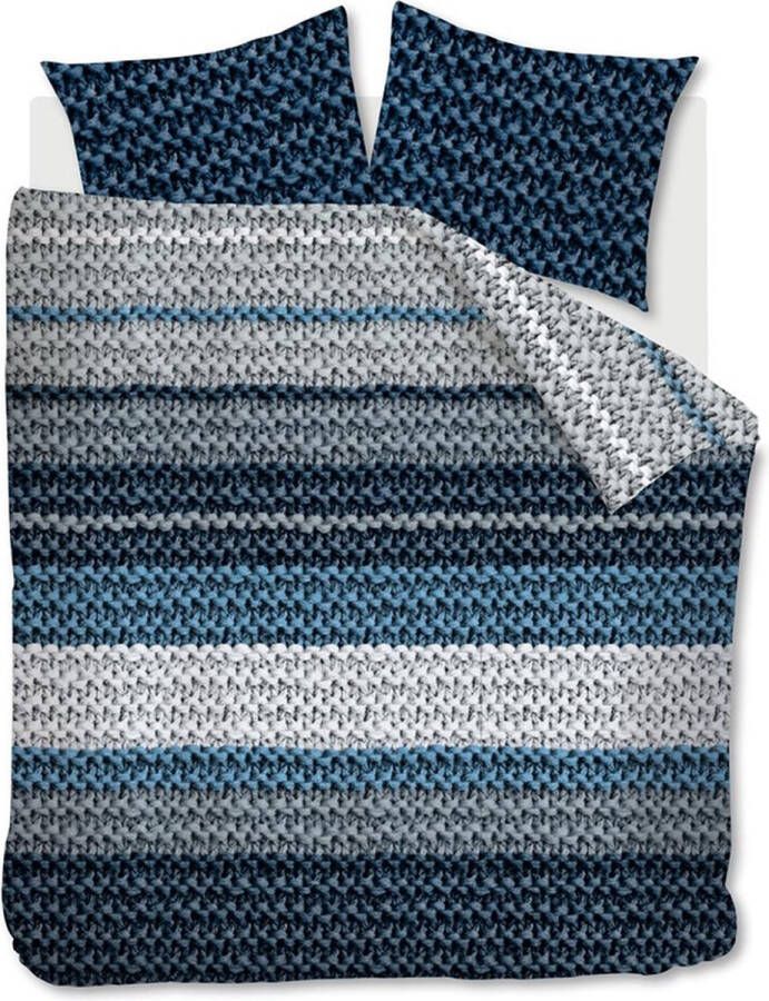 Beddinghouse dekbedovertrek Paola blue lits jumeaux XL (260x200 220 cm incl. 2 slopen)