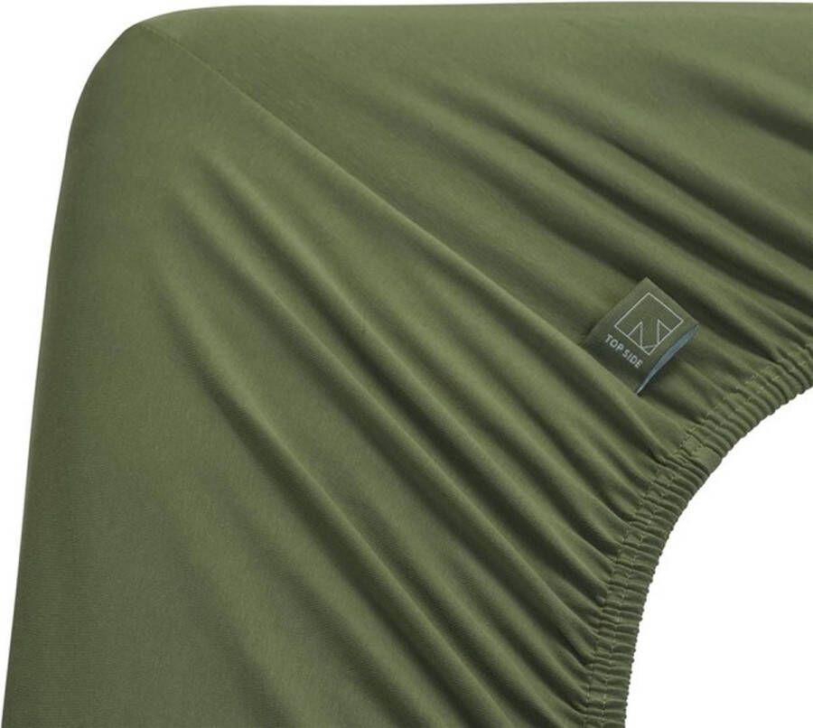 Beddinghouse Dutch Design Jersey Stretch Hoeslaken Groen-2-persoons (140 160x200 220 cm)