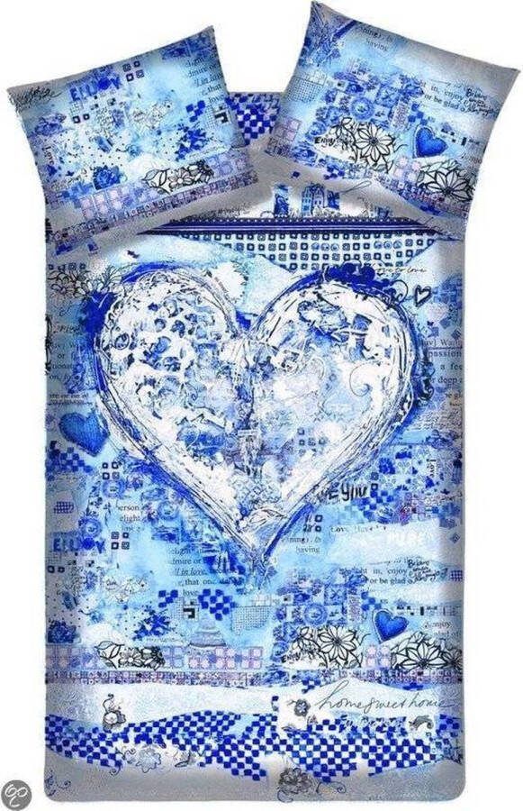 Beddinghouse Enjoy Dekbedovertrek Tweepersoons 200x200 220 cm Blue