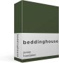 Beddinghouse Jersey Hoeslaken Eenpersoons 80 90x200 220 cm Dark Green - Thumbnail 1
