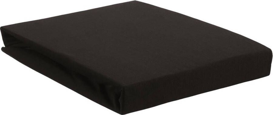 Beddinghouse jersey lycra hoeslaken 95% gebreide katoen 5% lycra 1-persoons (90 100x200 220 cm) Black
