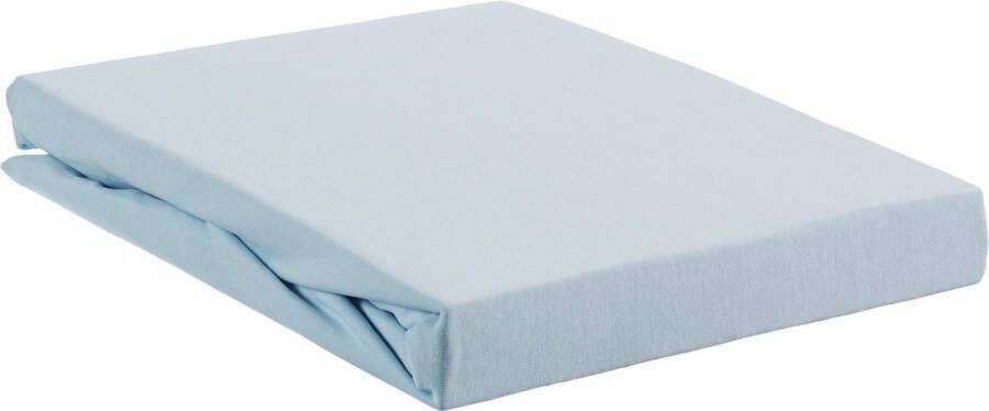 Beddinghouse jersey lycra hoeslaken 95% gebreide katoen 5% lycra 1-persoons (90 100x200 220 cm) Light blue