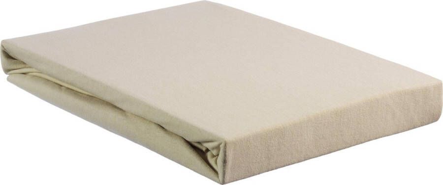 Beddinghouse Jersey Split-topper Hoeslaken Tweepersoons 140x200 220 cm Zand