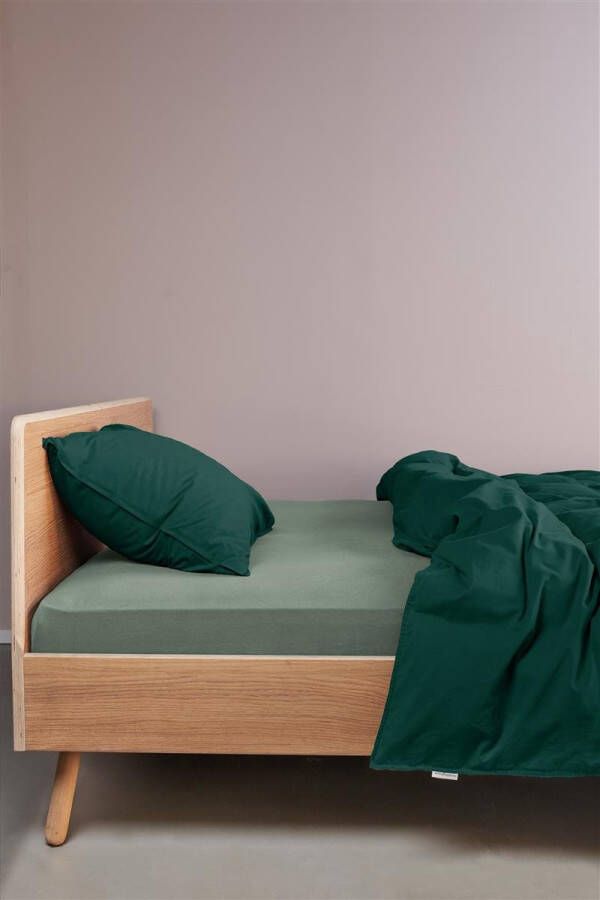 Beddinghouse Jersey Split-topper Split hoeslaken Lits-jumeaux 160x200 220 cm Green
