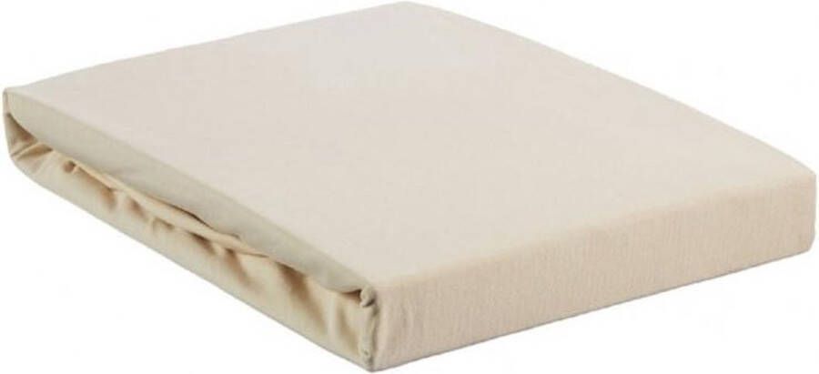 Beddinghouse Jersey Stretch Hoeslaken Litsjumeaux XL 200x200 cm Naturel