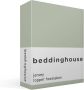 Beddinghouse Jersey Topper Hoeslaken Eenpersoons 70 90x200 210 cm Green - Thumbnail 1