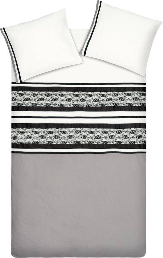 Beddinghouse Katherine Dekbedovertrek Tweepersoons 200x200 220 cm Grey