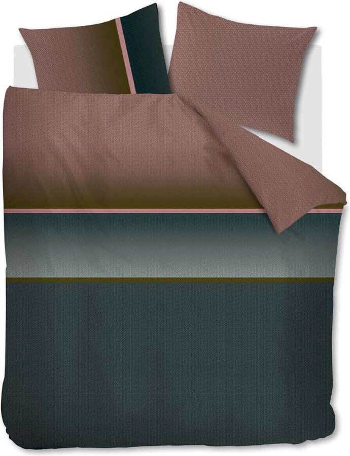 Beddinghouse Kian Dekbedovertrek Groen 200 x 200 220 cm + 2x 60 x 70 cm