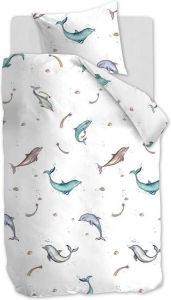Beddinghouse Kids Magical Dolphi Dekbedovertrek Katoen 1-persoons (140x200 220 Cm + 1 Sloop) Multi