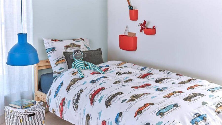 Beddinghouse Kids Oldtimers Dekbedovertrek Junior- 120x150 cm Multi