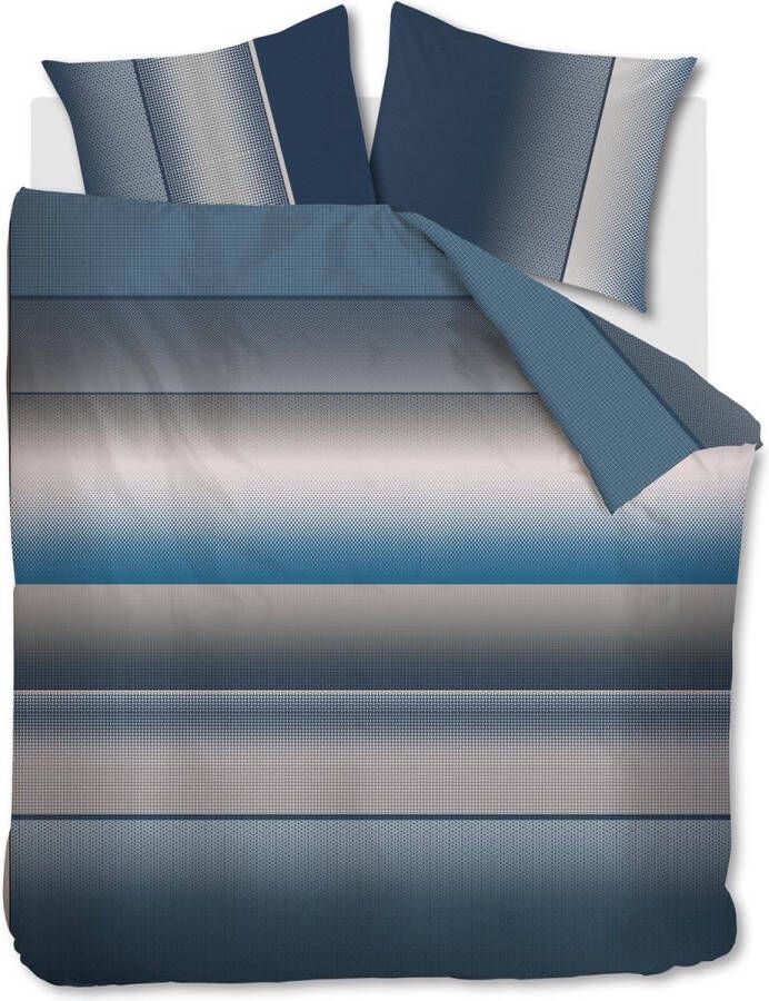 Beddinghouse dekbedovertrek Lenn Blauw Lits-jumeaux 240x200 220 cm