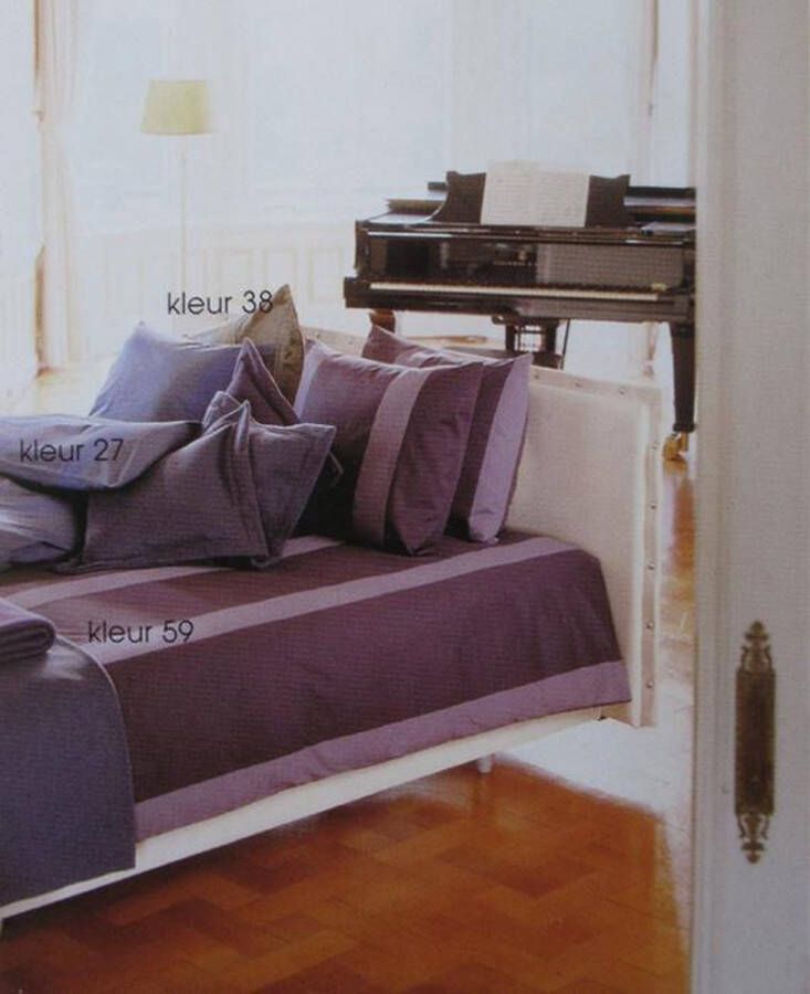 Beddinghouse Luxe Basic For Harmony Dekbedovertrek Tweepersoons 200x200 220 cm Blauw