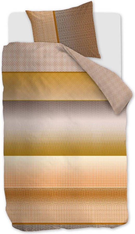Beddinghouse Odette Dekbedovertrek Extra Breed Lits-Jumeaux 260 x 200 220 cm + 2x 60 x 70 cm Geel