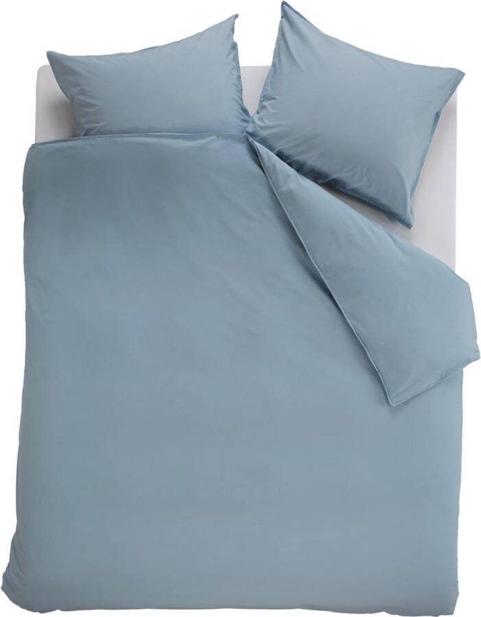 Beddinghouse Organic Basic dekbedovertrek Tweepersoons 200x200 220 Blauw