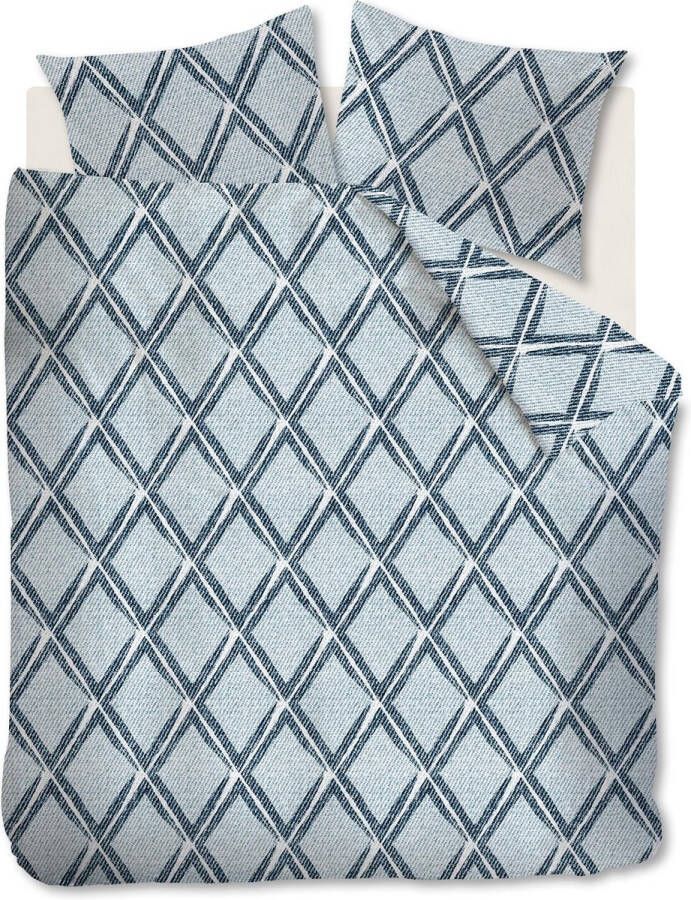 Beddinghouse Peru Dekbedovertrek Flanel Litsjumeaux 240x200 220 cm Blue