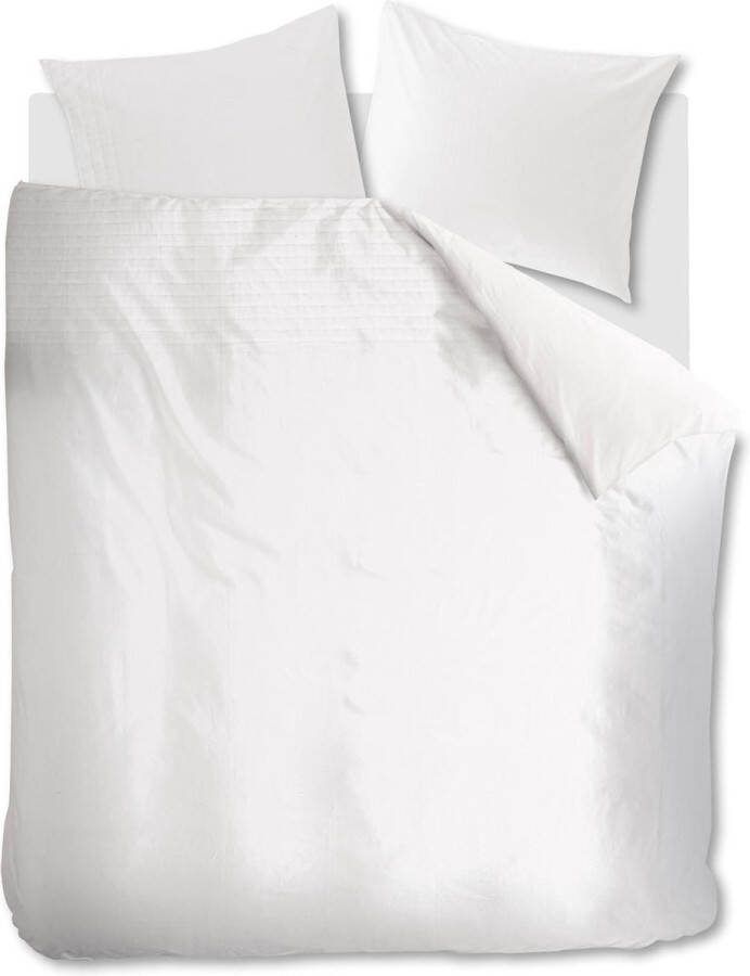Beddinghouse Plisado Dekbedovertrek Tweepersoons 200x200 220 cm White