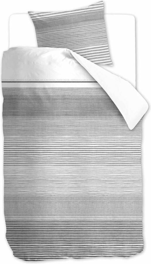 Beddinghouse Riviera Maison Destination Dekbedovertrek Eenpersoons 140x200 220 cm Grey