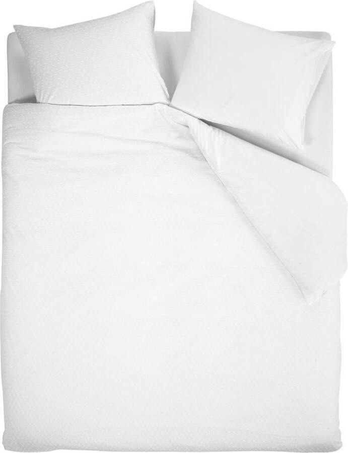 Beddinghouse Snow Dekbedovertrek Tweepersoons 200 x 200 220 cm Wit