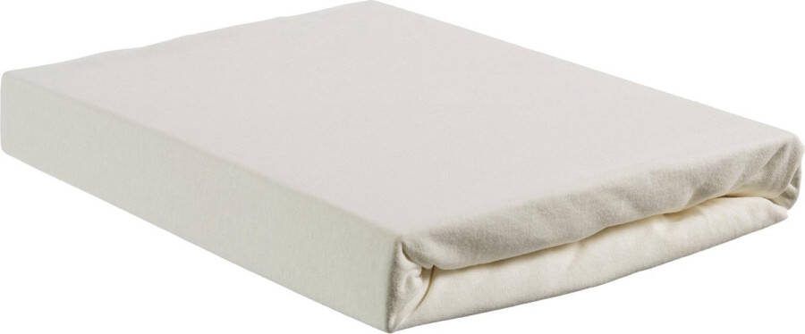 Beddinghouse Jersey split-topper hoeslaken Offwhite 200 x 200 210 220 cm