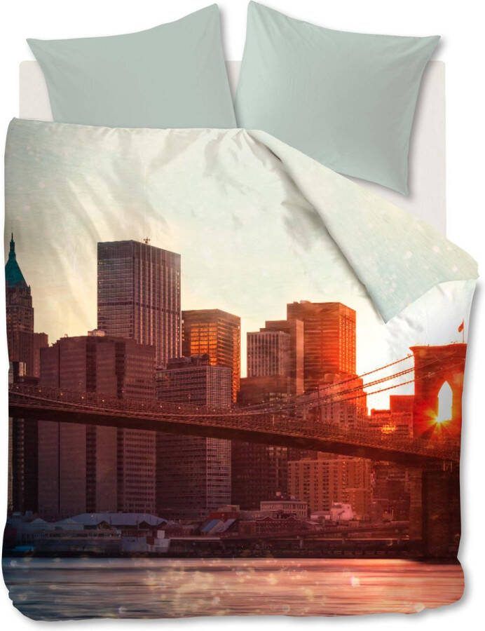 Beddinghouse Summer Morning Dekbedovertrek Tweepersoons 200x200 220 cm Mint Green