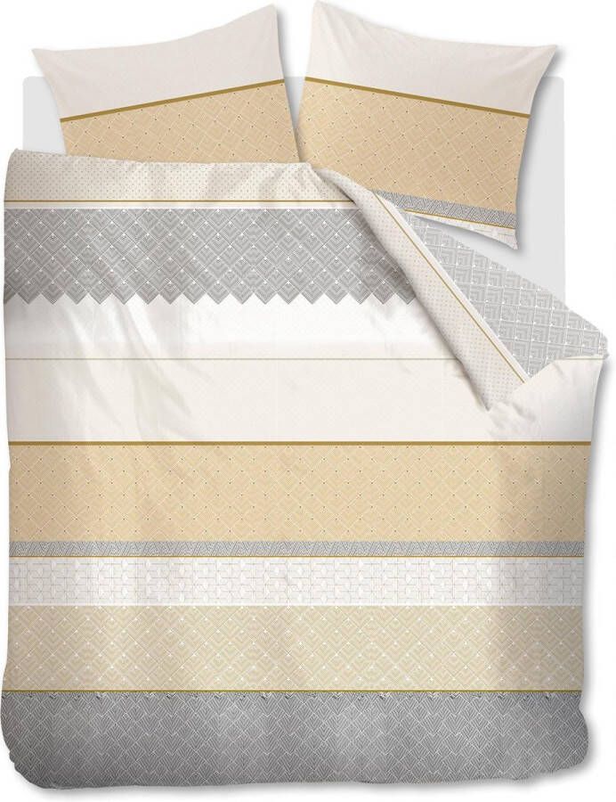 Beddinghouse Teije Dekbedovertrek Tweepersoons 200x200 220 cm Gold