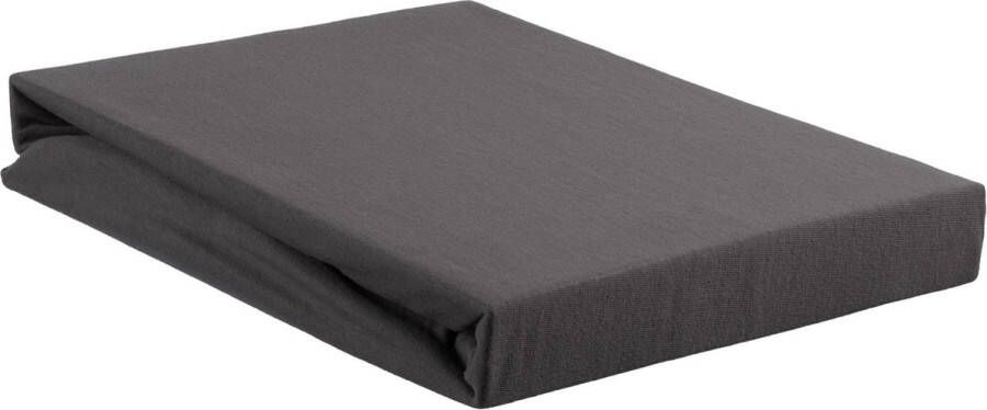 Beddinghouse Jersey Topper Hoeslaken Eenpersoons 70 90x200 220 cm Anthracite