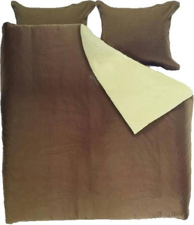 Beddinghouse Uni Dekbedovertrek Litsjumeaux 240x200 220 cm Army Lime