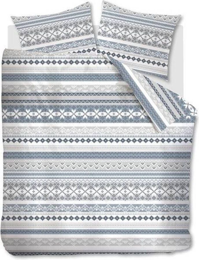 Beddinghouse Vigo Dekbedovertrek Lits-jumeaux 260x200 220 cm Bluegrey